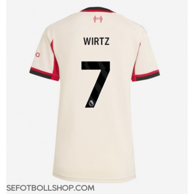 Billiga Liverpool Florian Wirtz #7 Borta fotbollskläder Dam 2025-26 Kortärmad Billiga Liverpool Florian Wirtz #7 Borta fotbollskläder Dam 2025-26 Kortärmad
